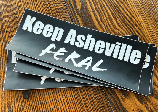 Bumper Sticker - Feral AVL