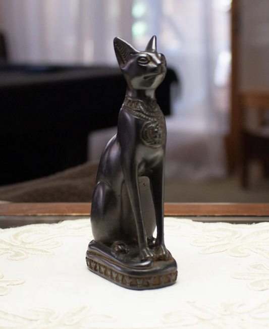 Bastet Cats Statues - Black Small 5.5"