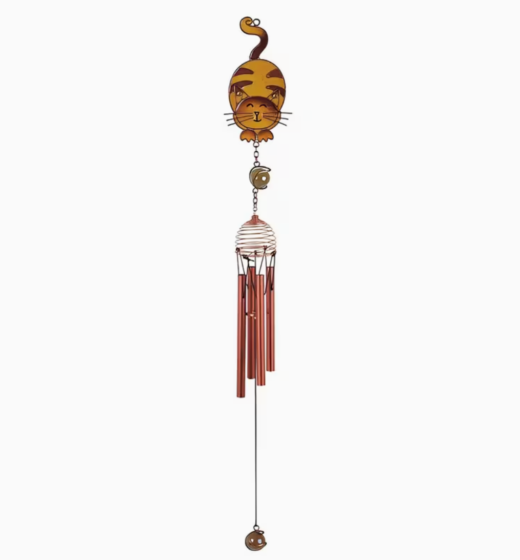 Tabby Cat Wind Chime