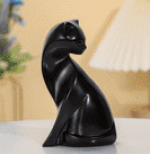 Black Cat Statue