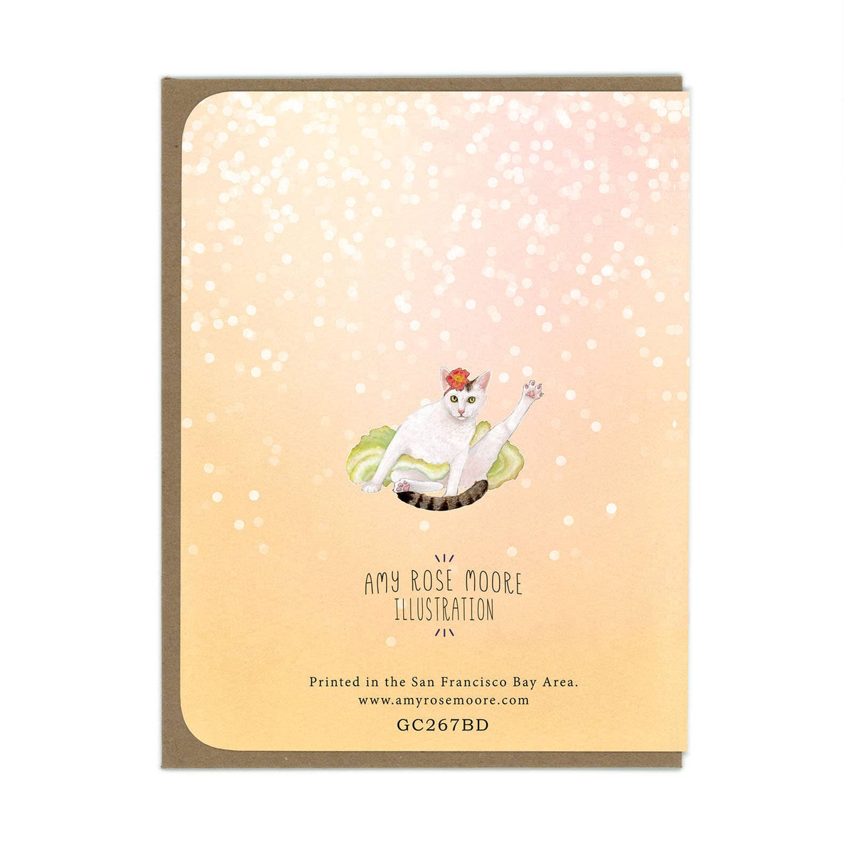 BIRTHDAY - Ballerina Cat - Greeting Card