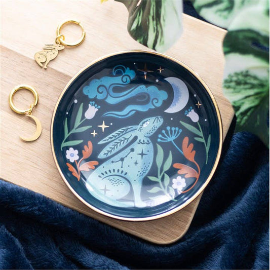 Hare Mystical Midnight Trinket Dish