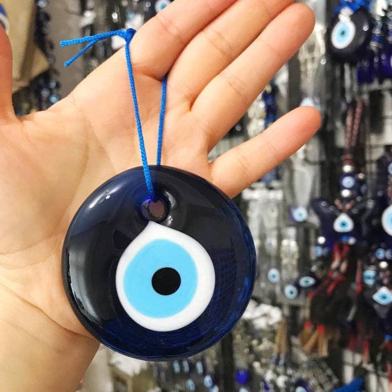 Blue evil eye, 7cm, evil eye wall hanging