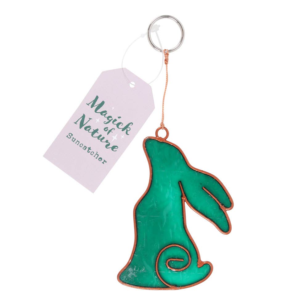 Moon Gazing Hare Suncatcher