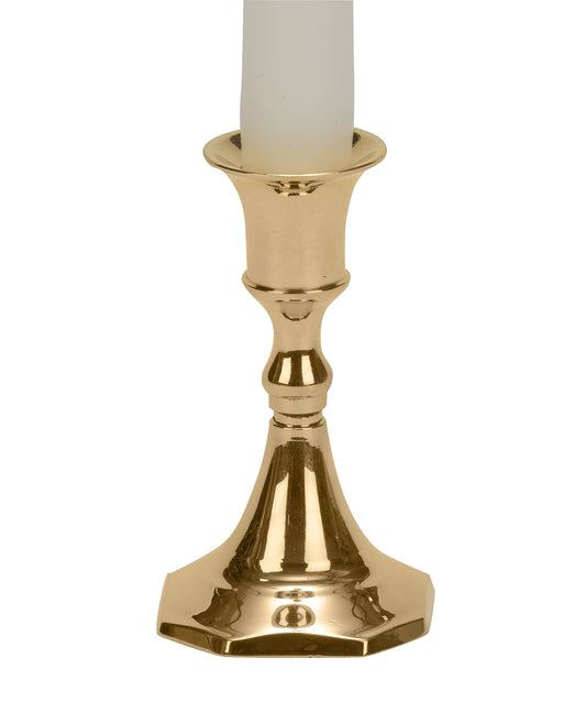 Tall Brass Candlestick - 3.75"