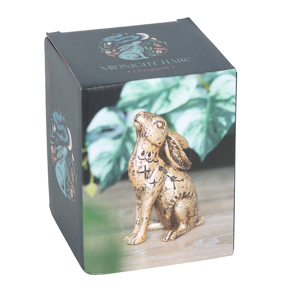 Midnight Hare Decorative Figurine