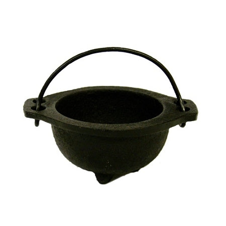 3" cast iron cauldron