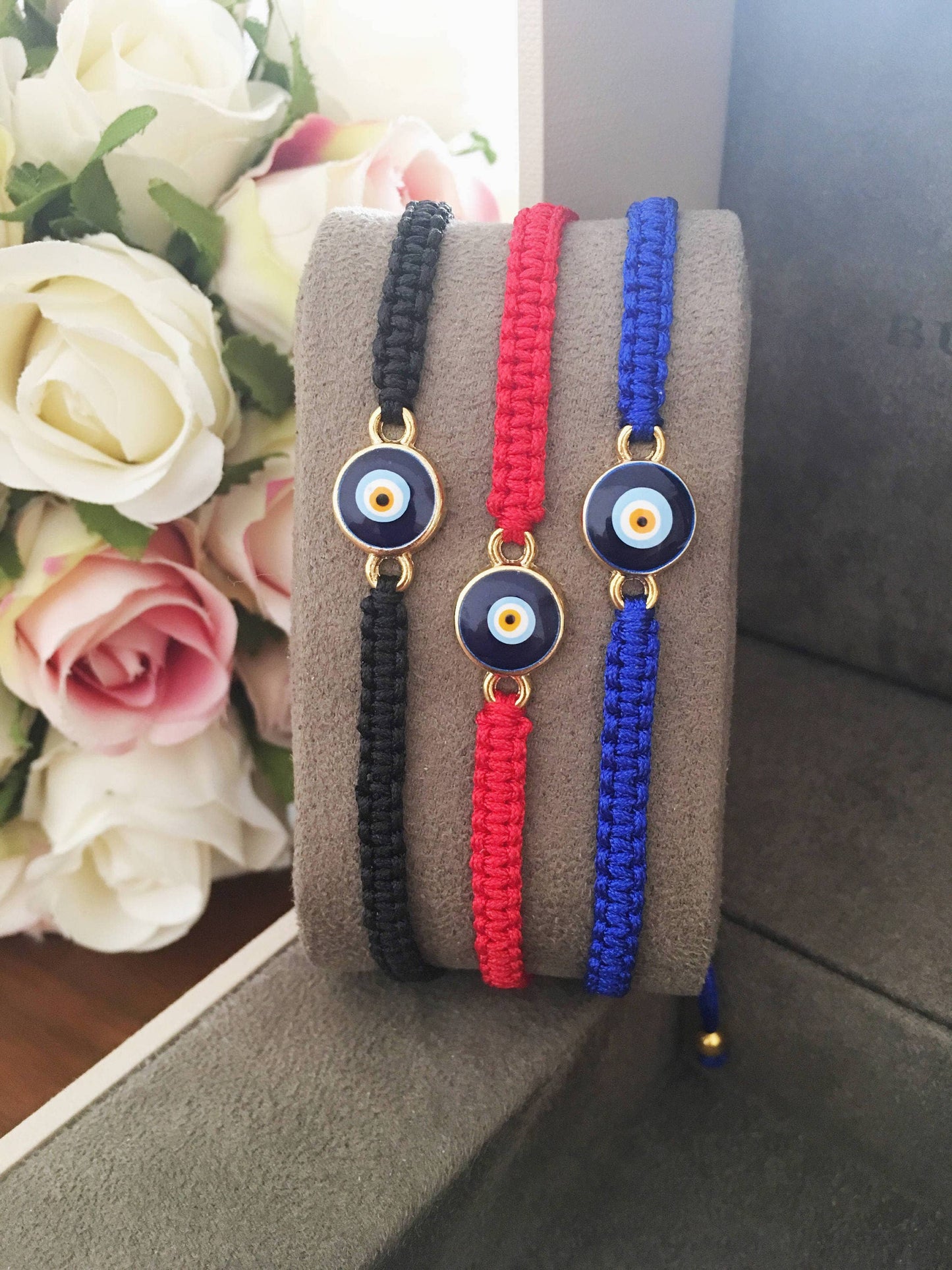 Evil Eye Macrame Bracelet