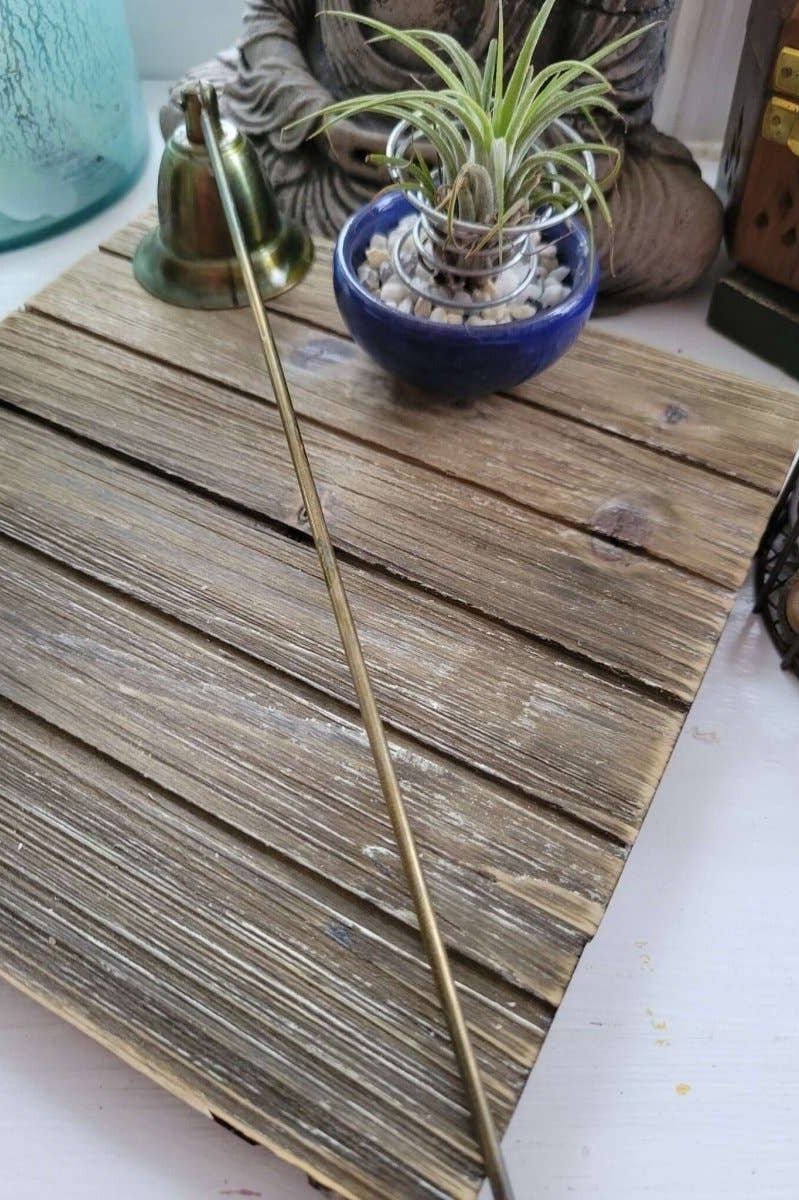 Vintage Pentagram Metal Candle Snuffer