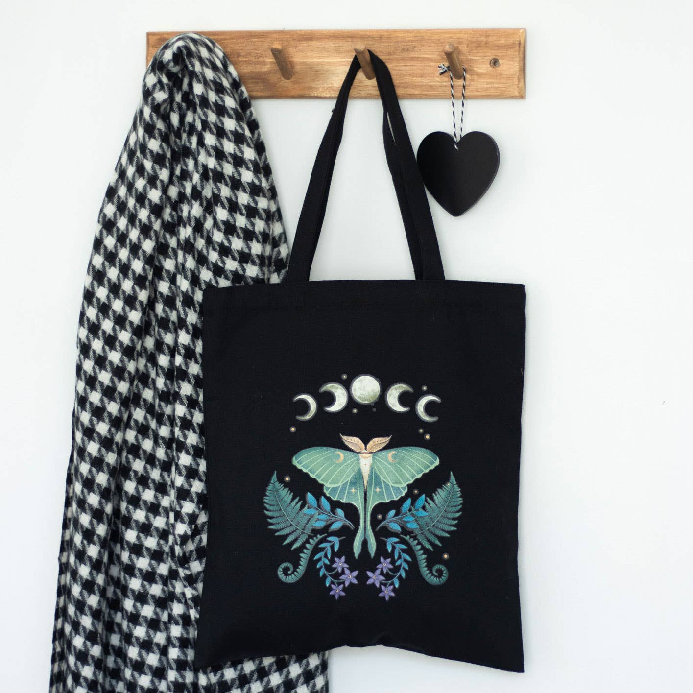 Luna Moth Polycotton Tote Bag