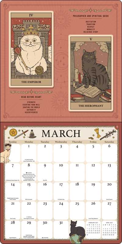 Cats Rule the Earth Tarot 2027 Wall Calendar by Thiago  CorrÃªa: Calendar; 24 pages / English