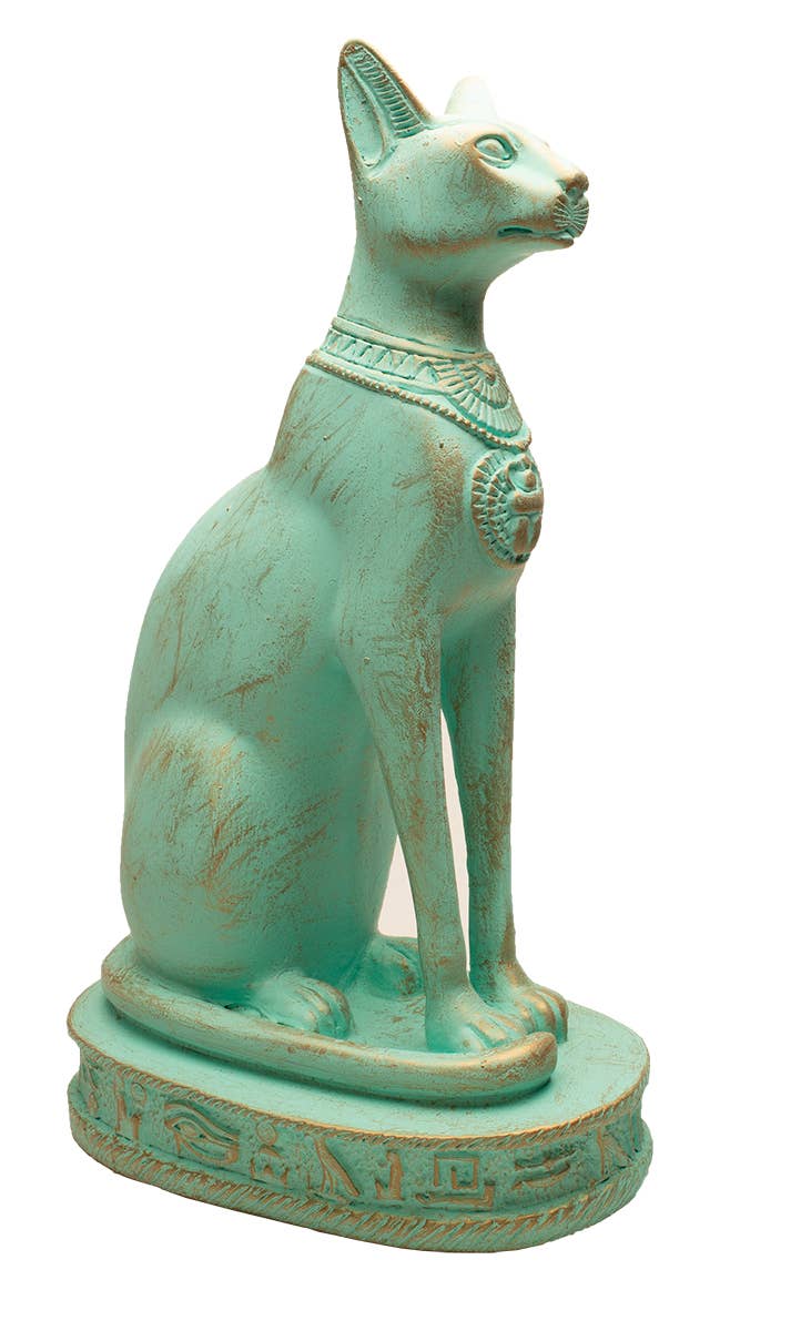 Bastet Cat Statues - Patina: Medium