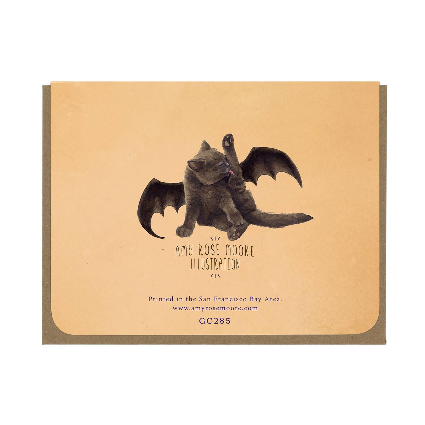 The Boop- Bat Kittens - Blank Card  