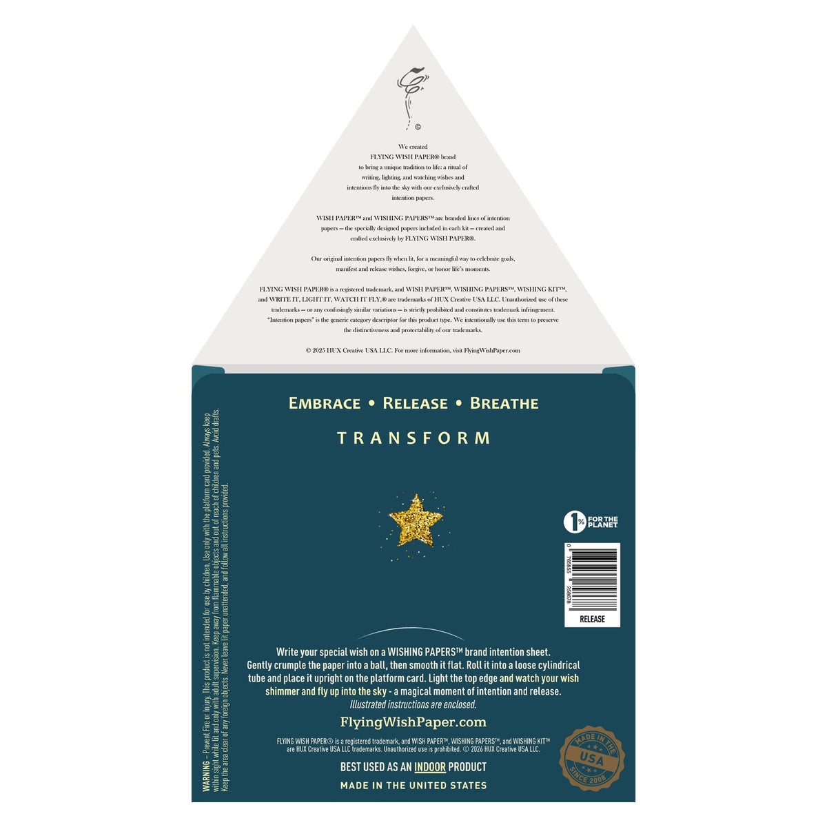 RELEASE - Wish Paper™ Gift Kit, Let Go, Forgive, Heal & Rene