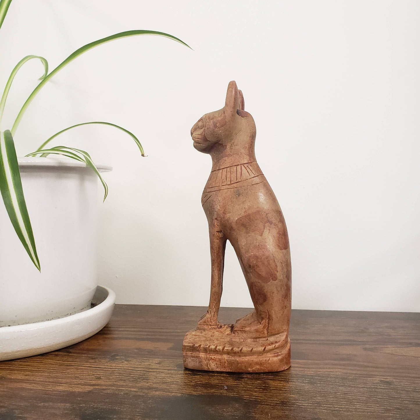 Egyptian Goddess Bastet Stone Statue - Small