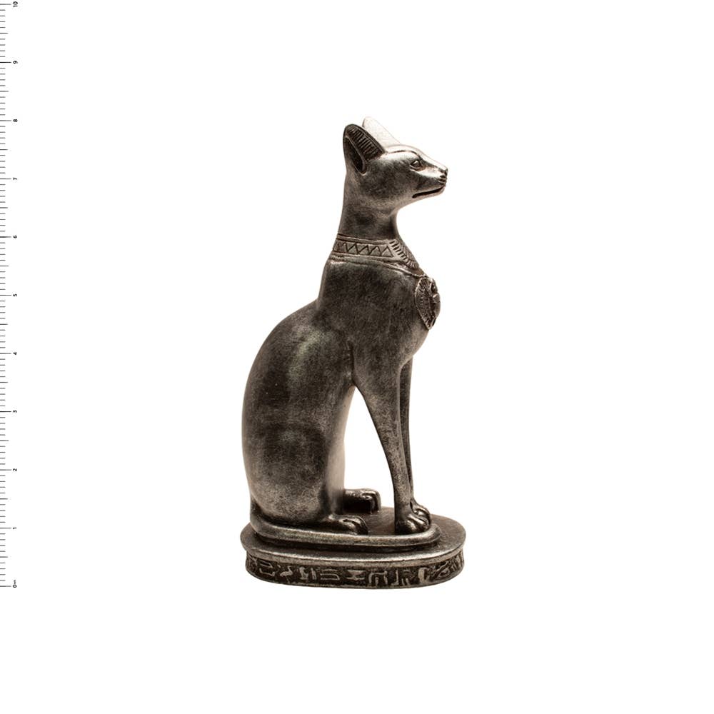 Bastet Cat Silver Med - 8"