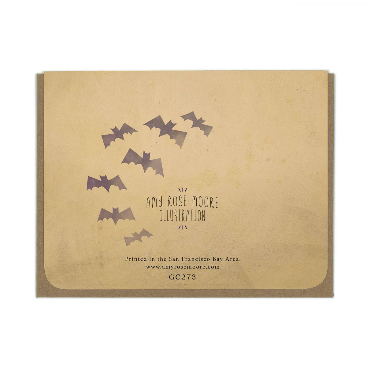 Tiny Bat Cat - Blank Card
