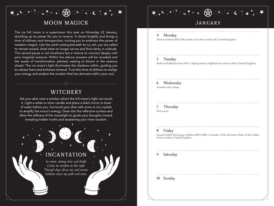 2027 Witch's Diary and Planner Calendar - Northern Hemisphere by Flavia  Kate Peters: Calendar; 160 pages / English