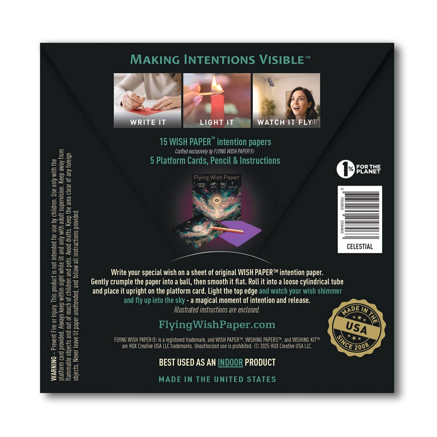CELESTIAL — Flying Wish Paper® Standard Mini WISHING KIT™