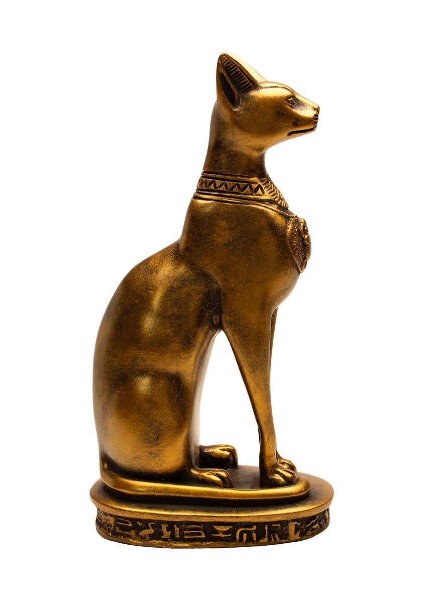 Bastet Cat Bronze Med - 8"