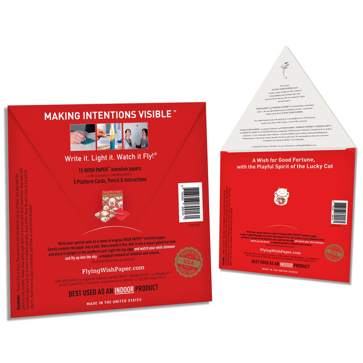 LUCKY CAT – Manifest Prosperity, Metaphysical Supplies SET
