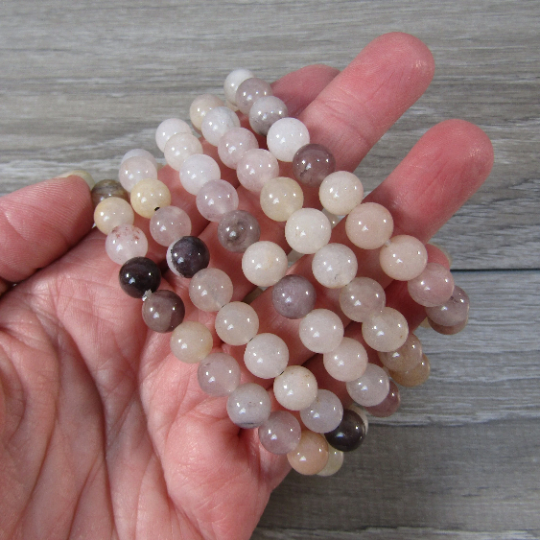 Gemstone 8 mm Round Bracelets: African Bloodstone
