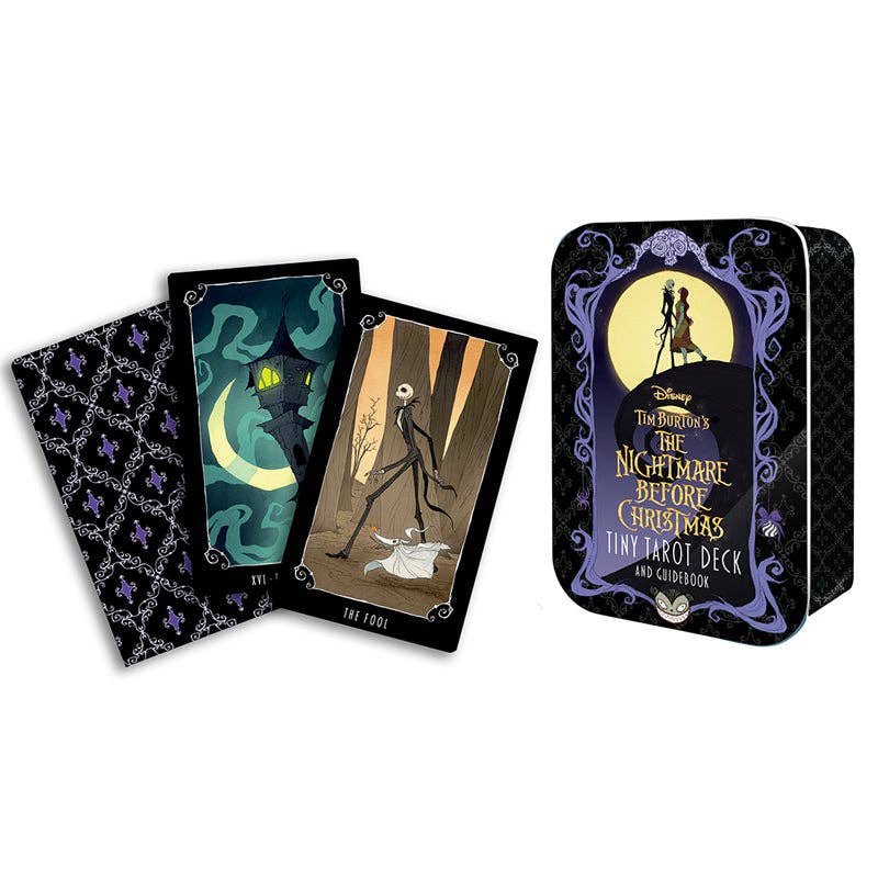 The Nightmare Before Christmas Tiny Tarot Deck & Guide