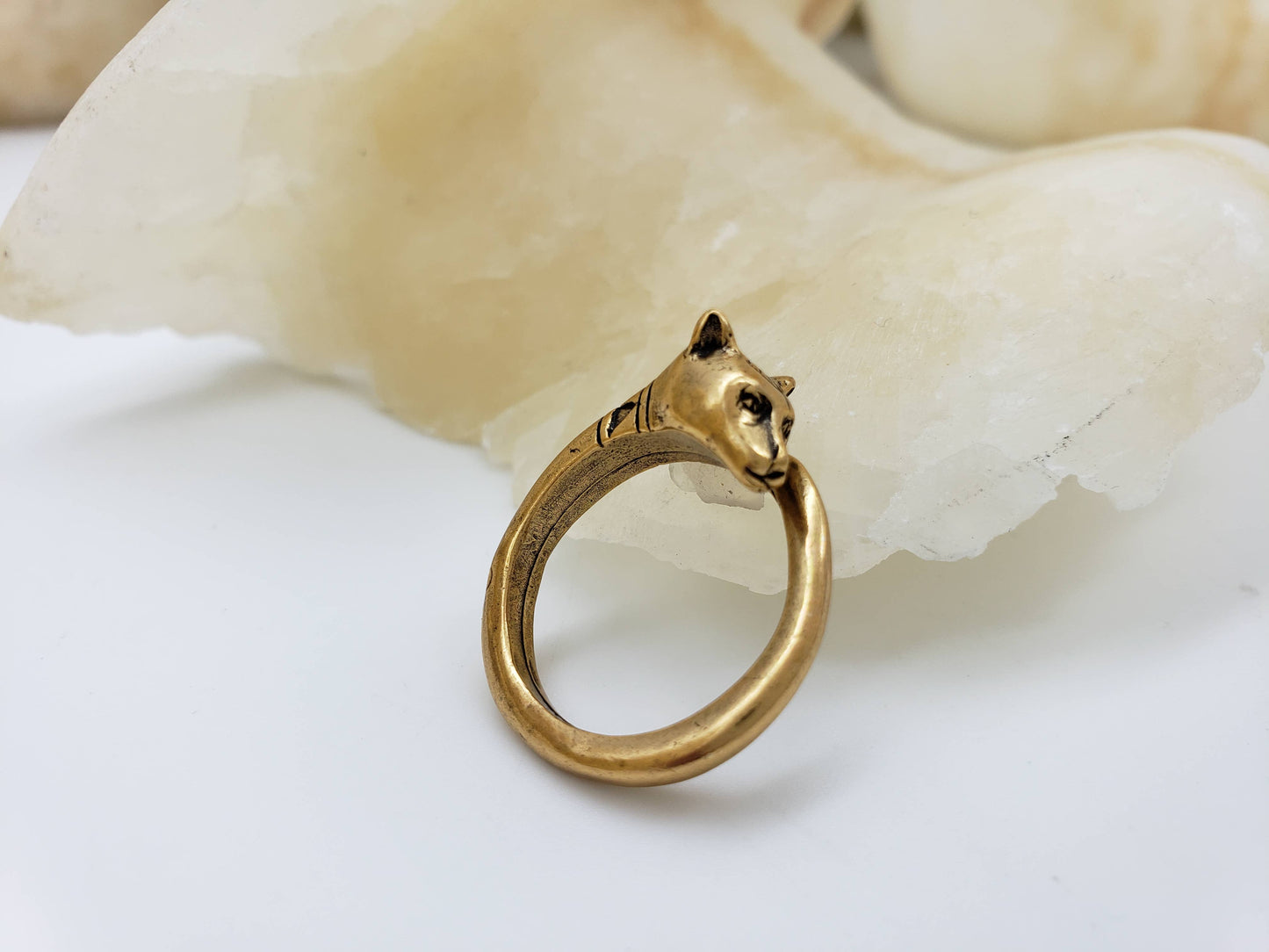 Egyptian Cat Ring - Adjustable - Bastet Goddess