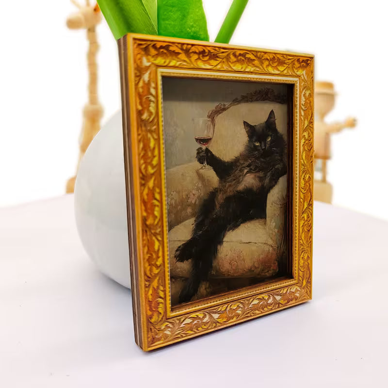 Framed cats magnets