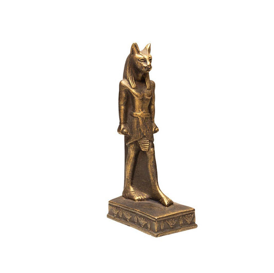 Bastet Cat Bronze Finish - 5"