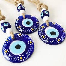 Hand Painted Evil Eye Wall Hanging