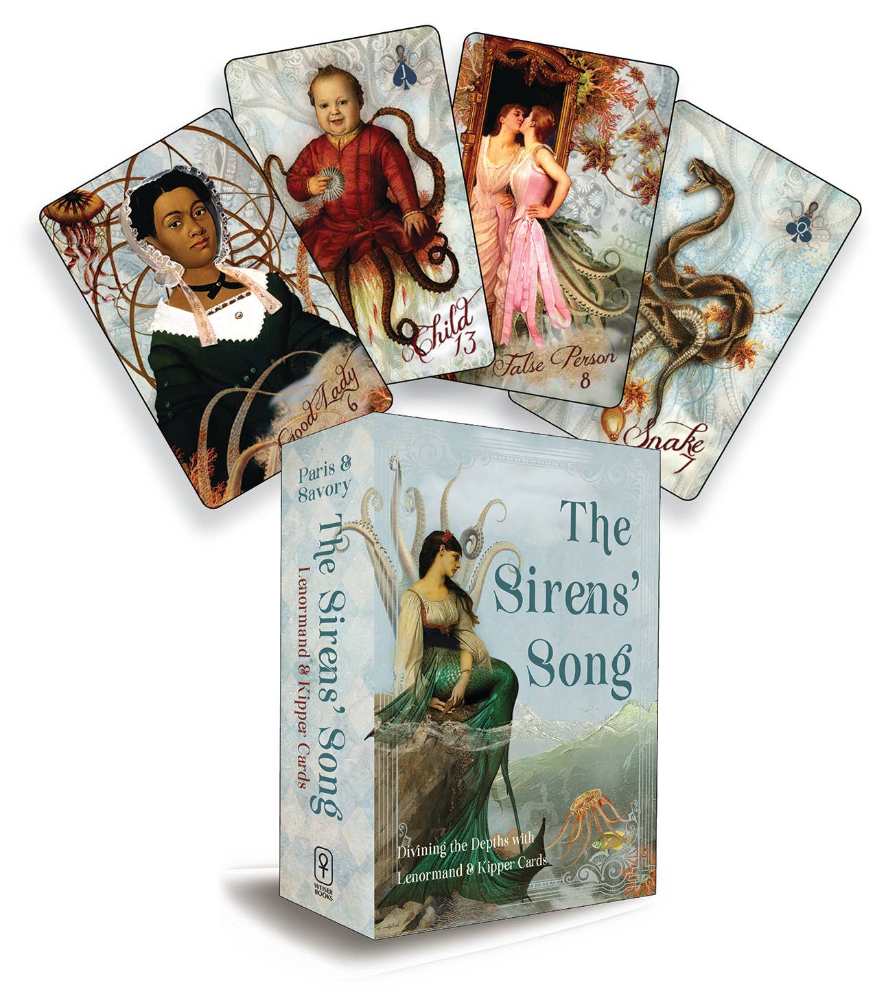 The Sirens’ Song: 40 Lenormand Cards, 38 Kipper Crds & 144Bk